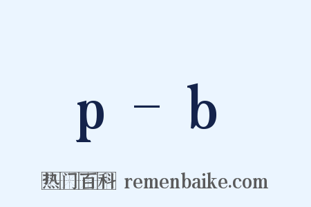 p-b是什么意思的图片